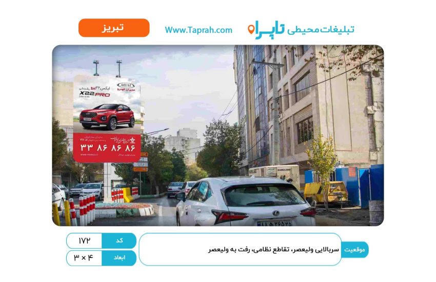 استرابورد در سربالایی ولیعصر، تقاطع نظامی، رفت به ولیعصر