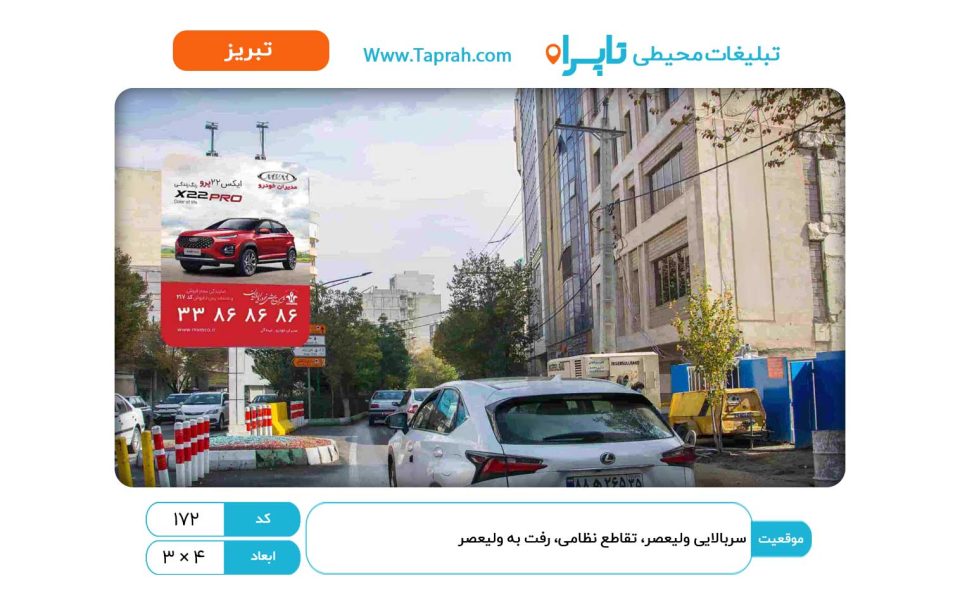 استرابورد در سربالایی ولیعصر، تقاطع نظامی، رفت به ولیعصر