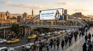تحلیل ترافیک انسانی جهت رزرو تبلیغات پل عابر پیاده در مسیرهای دانشگاهی